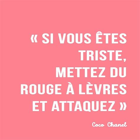 citation coco chanel rouge a levre|Coco Chanel phrases.